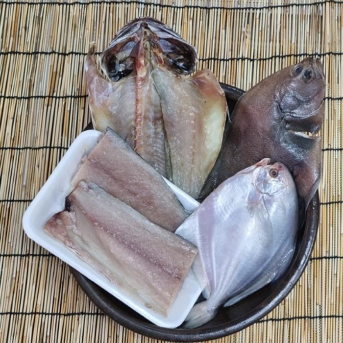 반건조 생선 감사선물4종세트(민어1미,병어1미,삼치1미,참가자미1미)